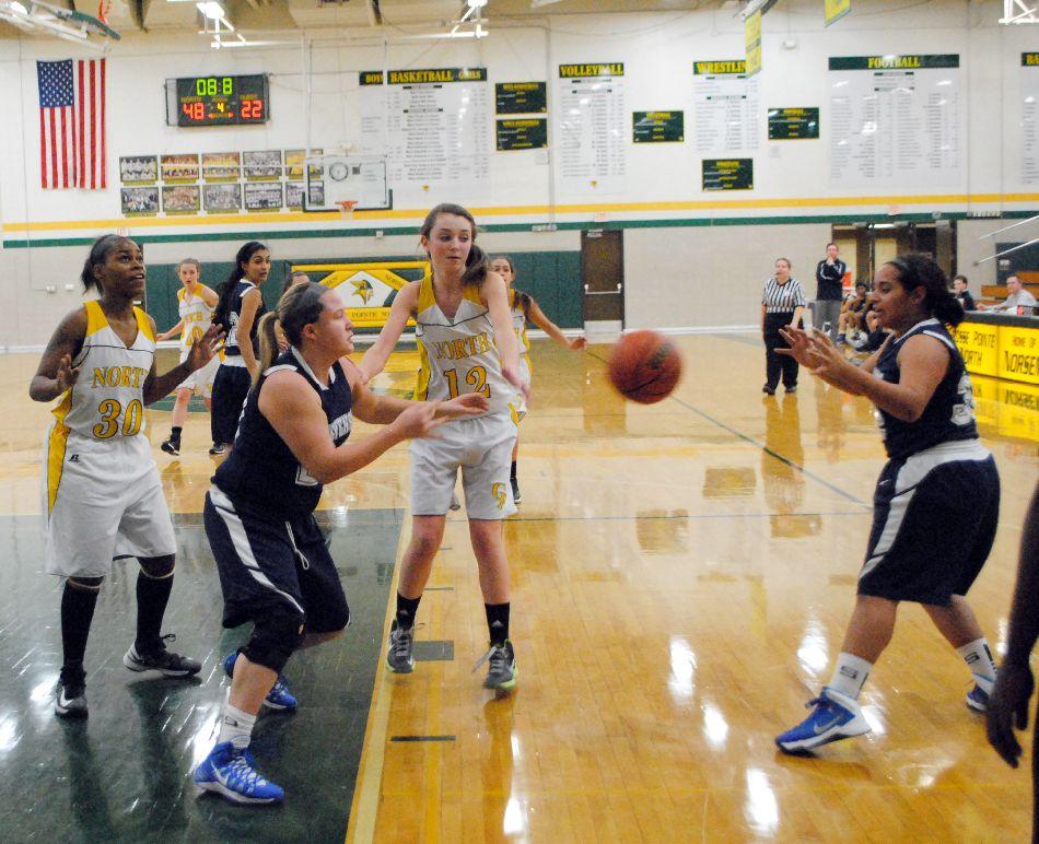 Katelyn Carney 
Varsity Girls Basketball vs Stevenson.