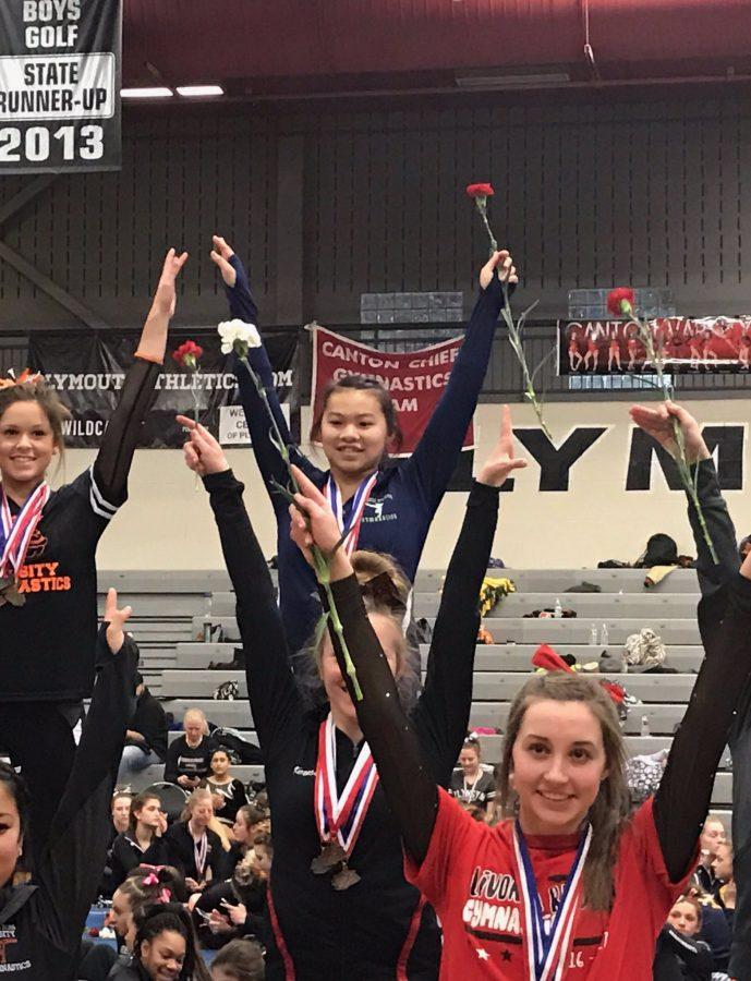 Senior wins big at gymnastics meet