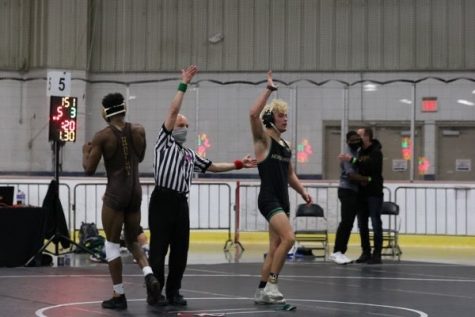 Senior Logan Ladach agreed with his coach Jaron Nelson, saying that this is not the end of his wrestling career, or at least he hopes not. “My high school wrestling career is over but I’m actively going on college visits to wrestle in college,” Ladach said. 