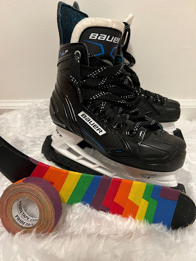 STICKING UP FOR PRIDE TAPE |
The NHL has changed its position more than once on the use of Pride Tape by its players. Some hockey players, like North’s own John Cueter, want to see more opportunities to express support for social issues on the ice. “I do feel like players should have the autonomy to express themselves [on the ice],” Cueter said.