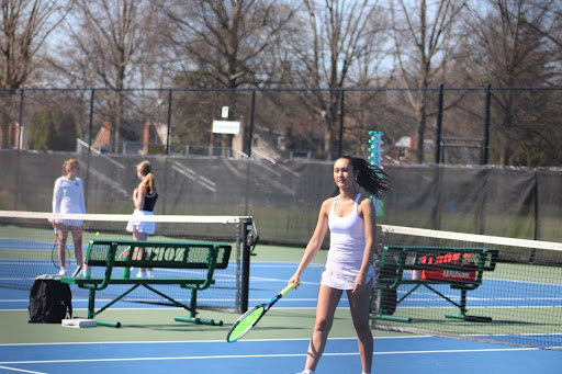 Reflecting on the last four years as a Norsemen, senior tennis captain Kristine Bonnells enduring love for tennis has been a defining aspect of her journey. Bonnell cherishes the time she was able to play with her upperclassmen managers on the court.  “My favorite memory of playing would probably have to be playing with my fellow managers, Mya Jackson and Lauren Rendzikowski, they were so fun and I had a really good time with them,” Bonnell said.  Even though all good things come to an end, Bonnell wants to remember the best memories and what she will miss most, on and off the Tennis court.  “I will definitely miss my team the most, and all the people I have played with, because they would just keep a smile on my face whenever I played,” Bonnell said.